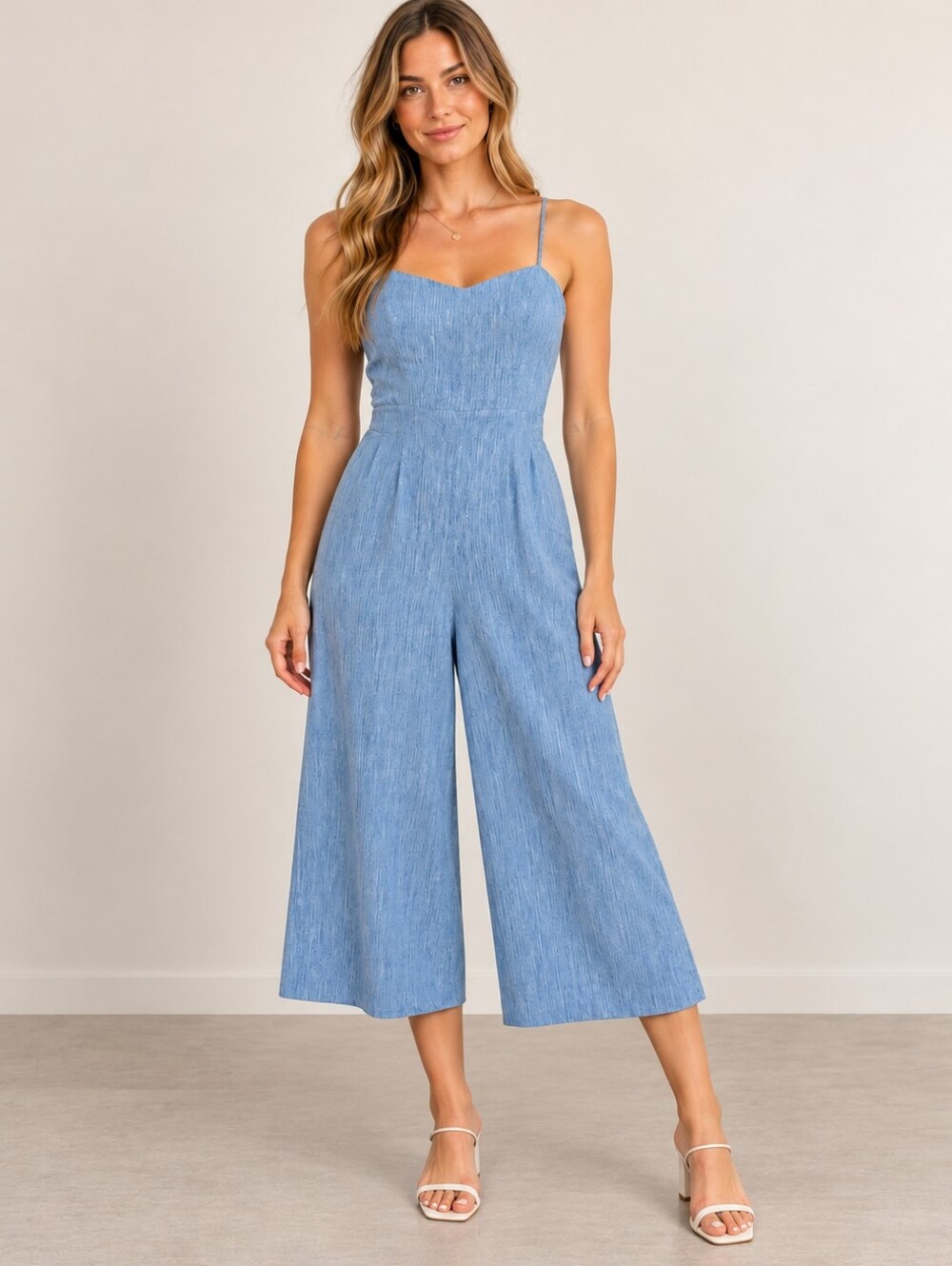 Club Monaco Wide-Leg Spaghetti Strap Jumpsuit